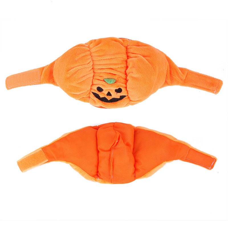 Pumpkin Pet Hat – Funny Halloween Costume for Cats & Dogs