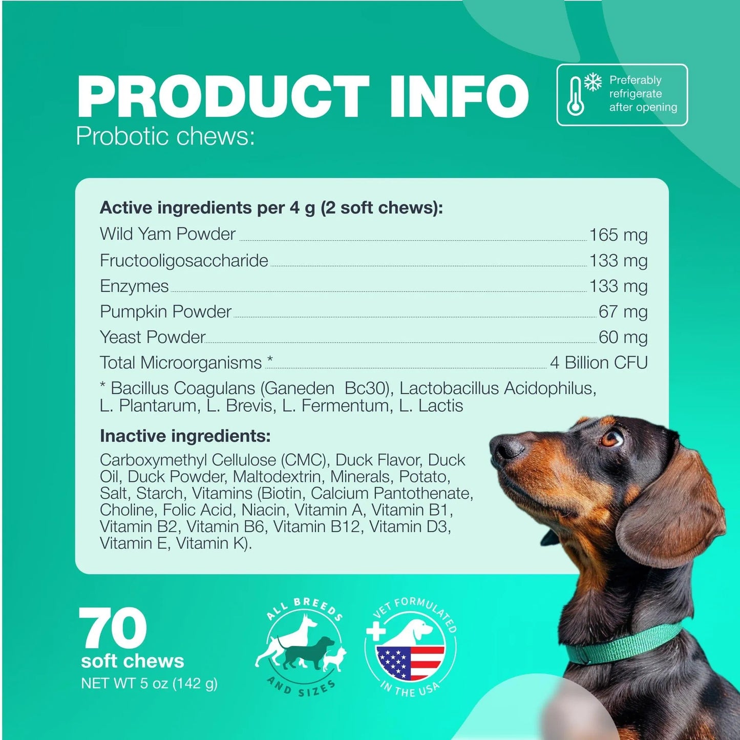 Dog Probiotics Travel Pack – Gut Health, Immunity & Digestive Support
