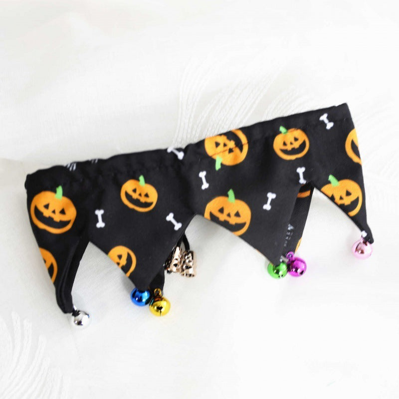 Pumpkin Cloak & Bat Wings Pet Costume – Scary Halloween Outfit for Cats & Dogs