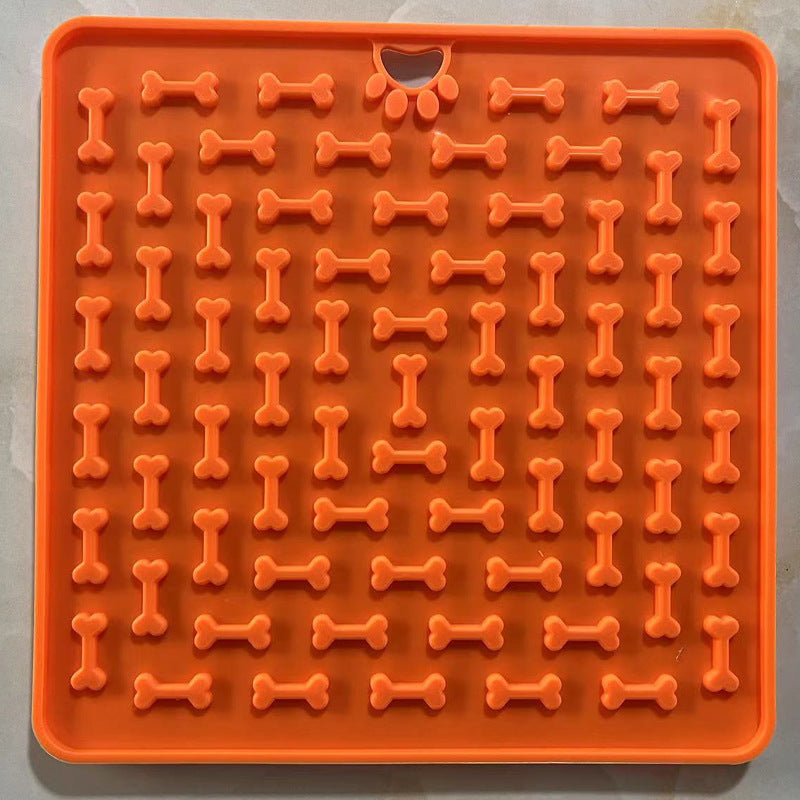 Silicone Lick Mat Slow Feeder for Dogs & Cats – Non-Slip, Freezer-Safe Licking & Snuffle Pad for Anxiety Relief & Healthy Digestion