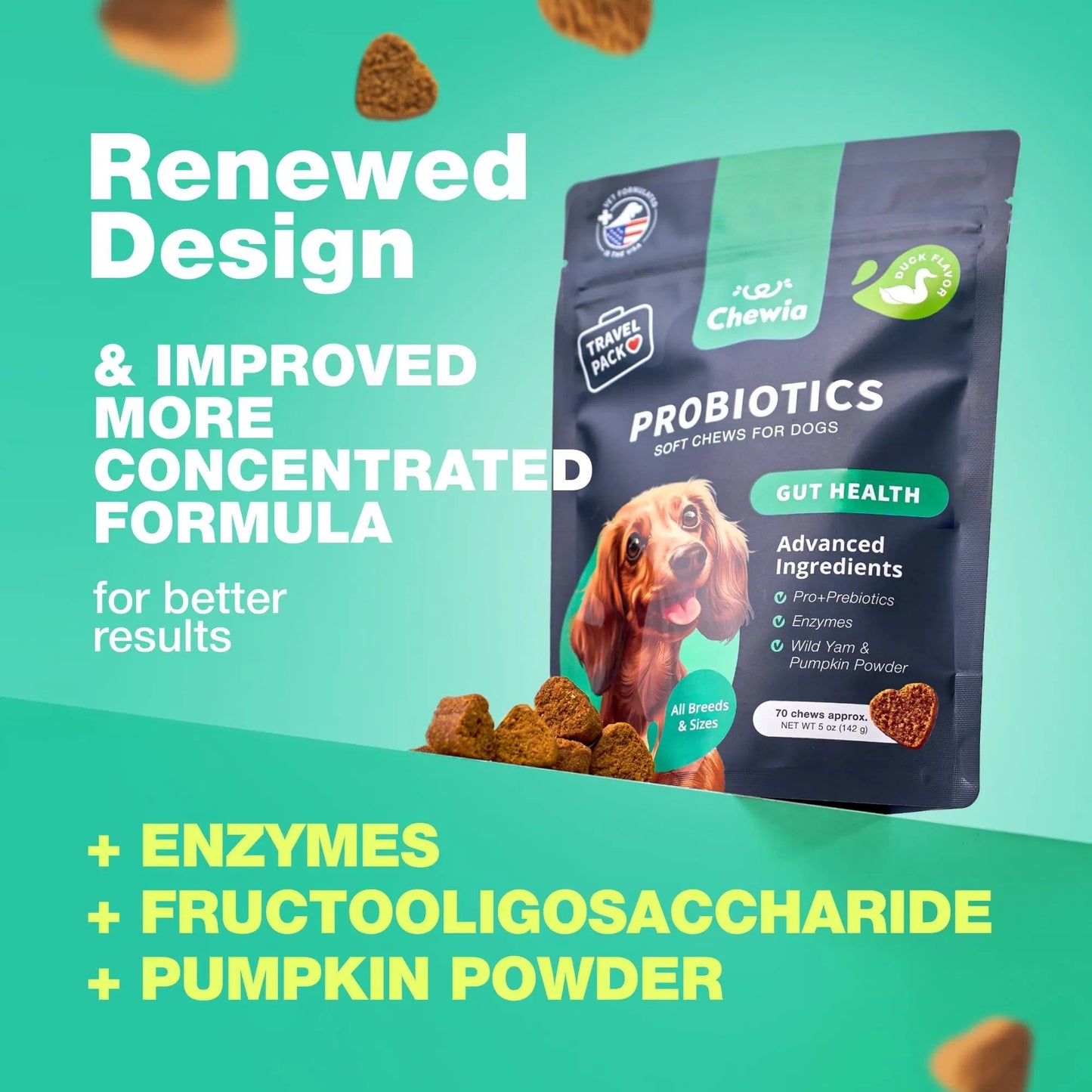 Dog Probiotics Travel Pack – Gut Health, Immunity & Digestive Support