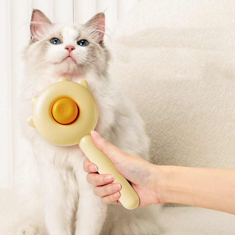 Magic Pet Hair Removal Brush – Cat & Dog Comb for Grooming, Massage & Cleaning