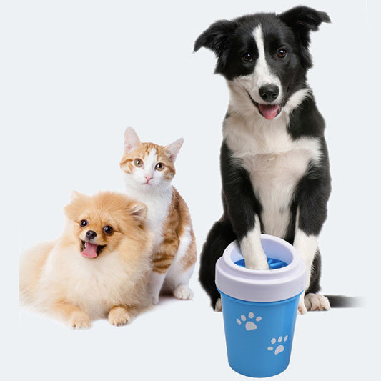 Pet Dog Foot Care – Silicone Paw Cleaner Cup for Muddy Paw