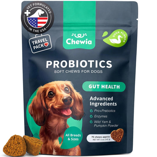 Dog Probiotics Travel Pack – Gut Health, Immunity & Digestive Support