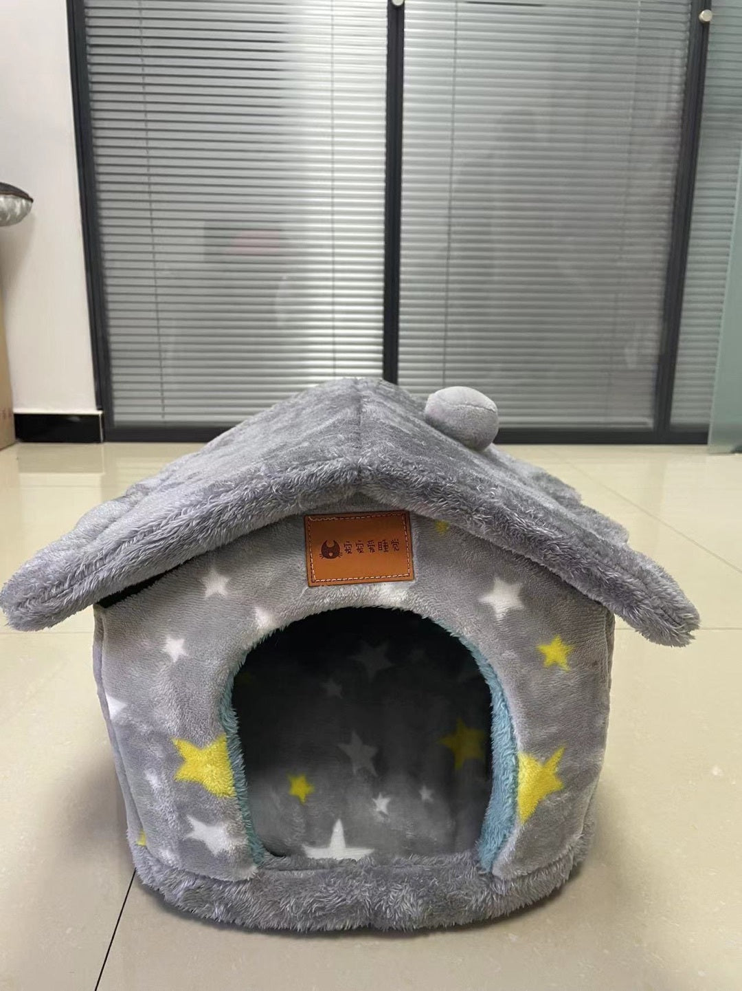 Foldable Pet House – Warm Dog & Cat Bed, Removable Nest, Enclosed Cave Sofa for Winter