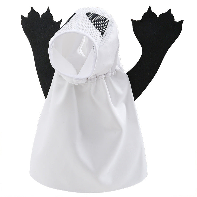 Pet Ghost Costume – Halloween Outfit for Dogs & Cats | Holiday Party Cosplay
