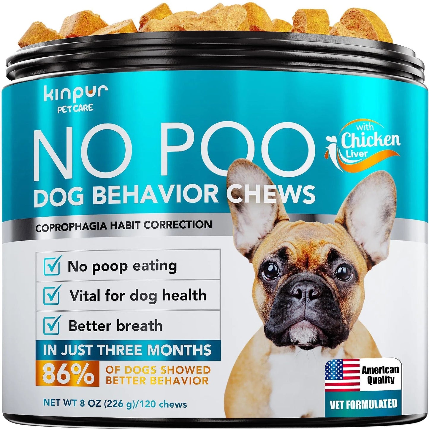 No Poo Chews for Dogs – Coprophagia Deterrent & Digestive Support